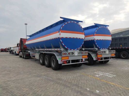 40000 42000 45000 Liters 40 45cbm Diesel aluminium koolstofstaal brandstoftanks/olie tanks/half aanhangwagens