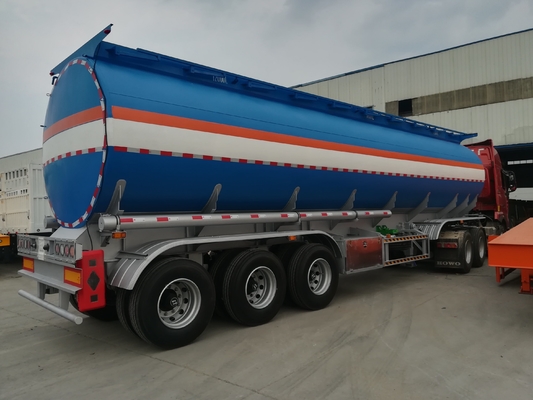40000 42000 45000 Liters 40 45cbm Diesel aluminium koolstofstaal brandstoftanks/olie tanks/half aanhangwagens
