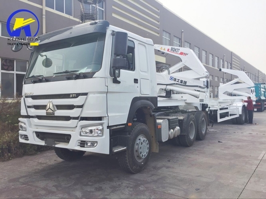 37 ton Wielbasis 7000-8000 mm Zijdelft Semi-trailer met een laadcapaciteit van 30-100 t