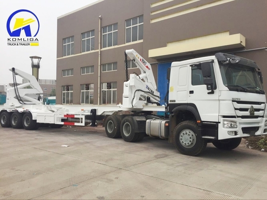 Slide Hydraulische 2*20FT 40FT Skelet Container Side Loader Lifter voor container laden