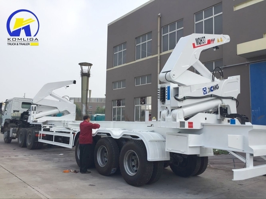 Slide Hydraulische 2*20FT 40FT Skelet Container Side Loader Lifter voor container laden