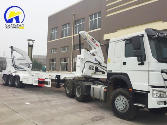 Slide Hydraulische 2*20FT 40FT Skelet Container Side Loader Lifter voor container laden