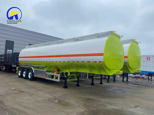 11500x2500x3900mm 3 Assen Olie/Diesel/Rooibrandstof Tank Halve aanhangwagen met 1820mm loopvlak