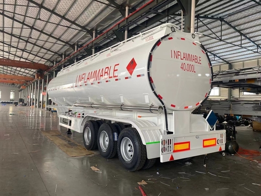 3 Assen Bogie Suspension 45000/50000L Brandstof olie Benzine Tanker Halve vrachtwagen Tractor Trailers