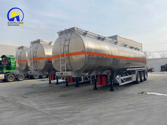3 assen 4 assen brandstoftanker Semi-trailer voor olievervoer Bogie Suspension Design