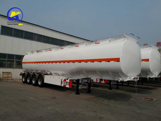 3 assen 4 assen brandstoftanker Semi-trailer voor olievervoer Bogie Suspension Design