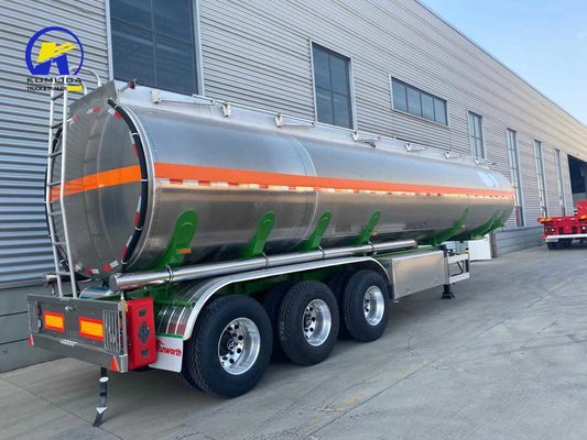 36000L/42000L/43000L Pneumatische handrail tank/tanker half aanhanger voor olie/brandstof vervoer