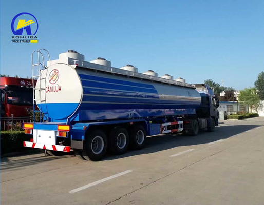 3 assen 40000L brandstof olie benzine ruwe aardolie brandstof tank half aanhangwagen hoge capaciteit