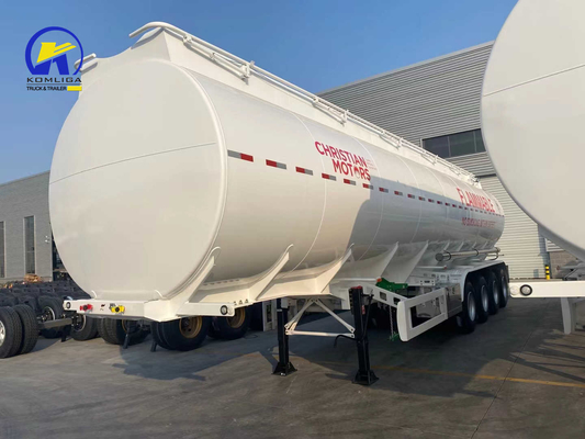 Direct verkopen 3 assen Olie Tank Feul Tanker Trailer met 1820mm loopvlak