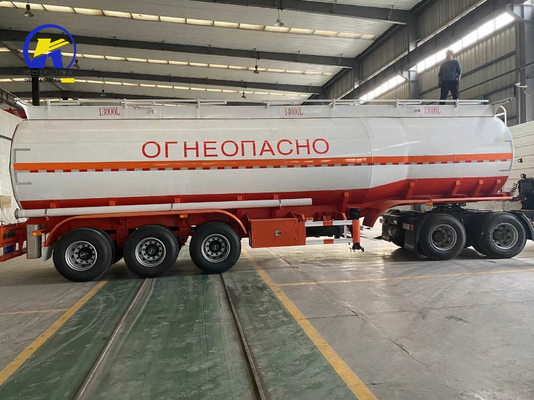 3 As 42cbm Feul Tank Halve tank Oliecontainer Halve aanhangwagen met technische ondersteuning