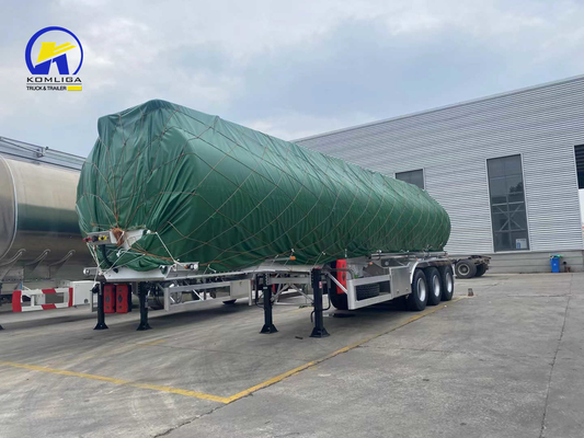 Semi-trailer Aluminium Feul Tank Trailer 45000 liter 5000 liter 2 as 3 as 4 as