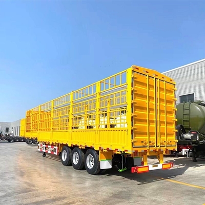 3 assen 40 60 70 ton vrachthalve aanhangwagen zijwand box aanhangwagens op aanvraag