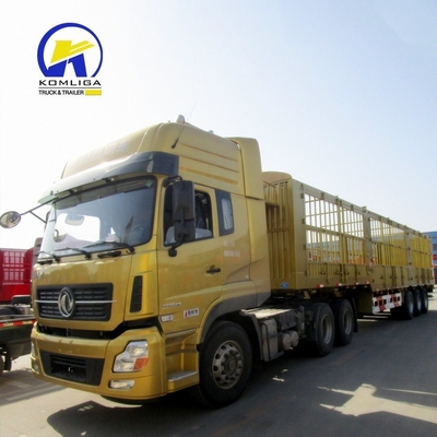 13000x2500x3900 mm drie-assige gesloten vrachtwagen met zijwand en GCC-certificering