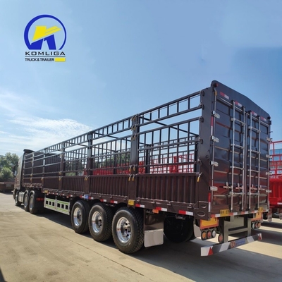 13000x2500x3900 mm drie-assige gesloten vrachtwagen met zijwand en GCC-certificering