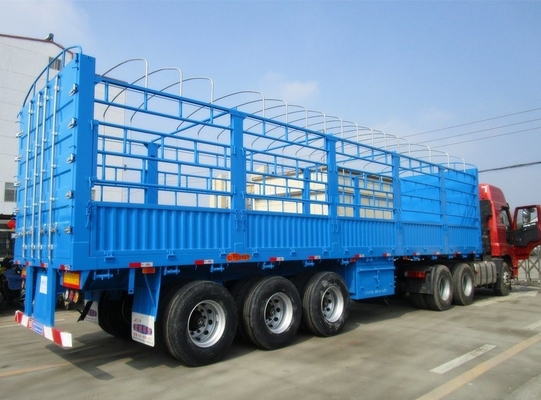 Optioneel Twist Locks Heavy Duty 60-80tons Van Box Fence Cargo Semi-trailer 13m 14m 15m