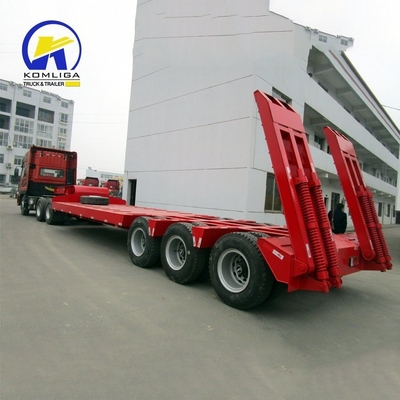 Heavy Duty Lowbed Semi Trailer met Jost 2.0 of 3.5 inch King Pin en 12.00r20 banden