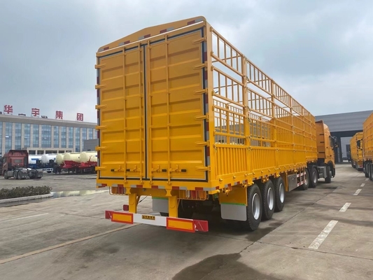 Semi-trailer met 7000-8000 mm wielbasis en 40-60 ton capaciteit