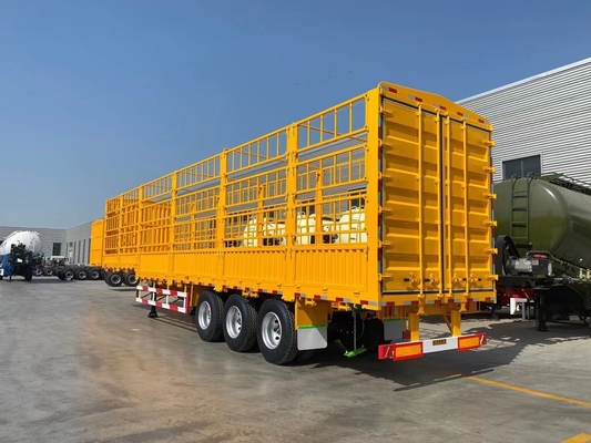 Semi-trailer met 7000-8000 mm wielbasis en 40-60 ton capaciteit