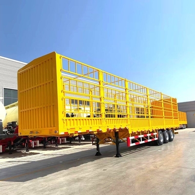40-60 ton vrachtdoos Halve aanhangwagen met ophangsystemen van het kruisarmtype ECE-certificering