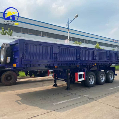 Klasse zware voertuigen 3 Assen 40 ton 60 ton vrachthalve aanhangwagen met mechanische ophanging