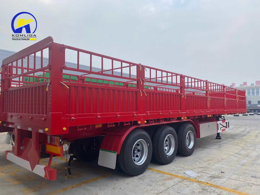 3 Assen Cargo Fence Semi-trailer prestaties met gereedschapskist Een stuk 1m * 0.5m * 0.5m