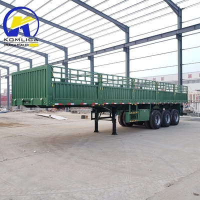 3 Assen Veehuizen hek Cargo Semi Truck Trailer met Jost 2.0 of 3.5 inch King Pin
