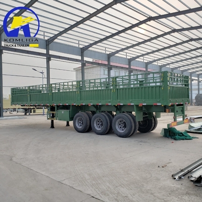 3 Assen Veehuizen hek Cargo Semi Truck Trailer met Jost 2.0 of 3.5 inch King Pin