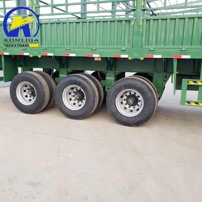 3 Assen Veehuizen hek Cargo Semi Truck Trailer met Jost 2.0 of 3.5 inch King Pin