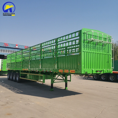3axels 4axels Box Trailer Container Semi Trailer Fence Cargo Trailer met Fuwa/BPW-as