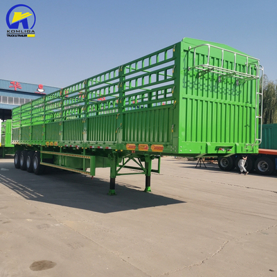 3axels 4axels Box Trailer Container Semi Trailer Fence Cargo Trailer met Fuwa/BPW-as