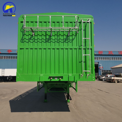 3axels 4axels Box Trailer Container Semi Trailer Fence Cargo Trailer met Fuwa/BPW-as