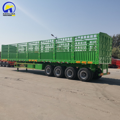 3axels 4axels Box Trailer Container Semi Trailer Fence Cargo Trailer met Fuwa/BPW-as
