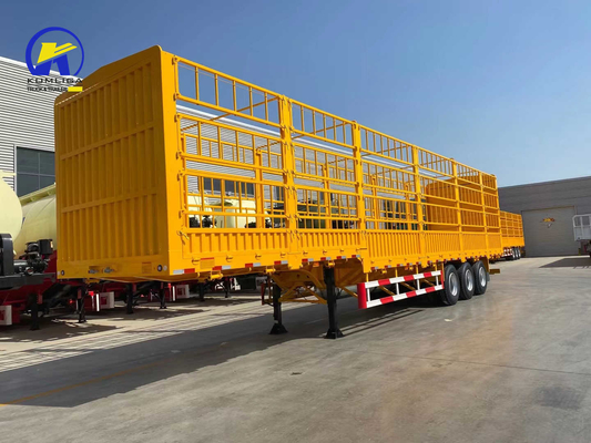 3assige 40ft Container Side Wall Semi-trailer Truck met hoofdbalk Q345b Steel in het beste geval