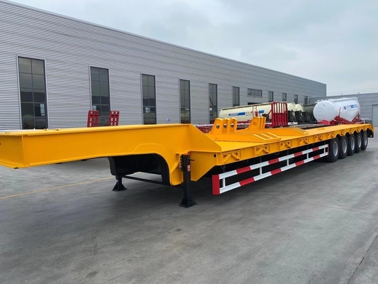 2-5 Assen Gooseneck Low Bed Semi Trailer met Ramp Jost 2.0 of 3.5 Inch King Pin