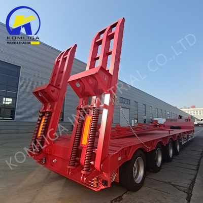 50 ton 60 ton 70 ton capaciteit laagbed laagbed half-trailers met gansnek naar Rusland