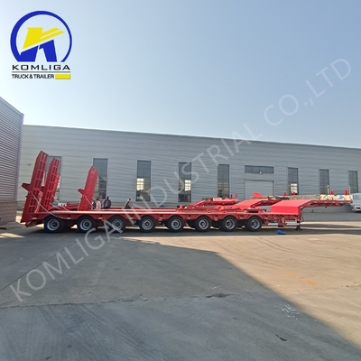 50 ton 60 ton 70 ton capaciteit laagbed laagbed half-trailers met gansnek naar Rusland