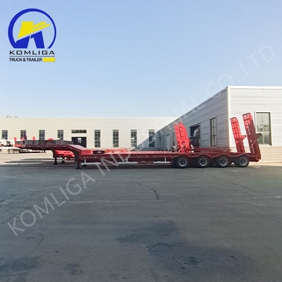 50 ton 60 ton 70 ton capaciteit laagbed laagbed half-trailers met gansnek naar Rusland