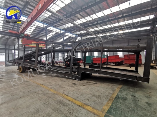 2/3 Assen Transporttractor Trekkende dubbele dek Hydraulische Lifting SUV Car Carrier Truck Trailers