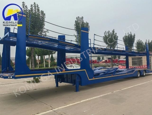 2 As 6-8 Eenheden Hydraulisch Liften Transport Transport Carrier Auto aanhangwagen met 13/16 ton As