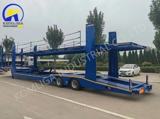 2 As 6-8 Eenheden Hydraulisch Liften Transport Transport Carrier Auto aanhangwagen met 13/16 ton As