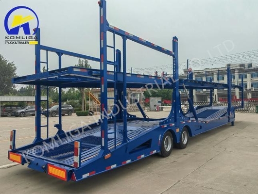 2 As 6-8 Eenheden Hydraulisch Liften Transport Transport Carrier Auto aanhangwagen met 13/16 ton As