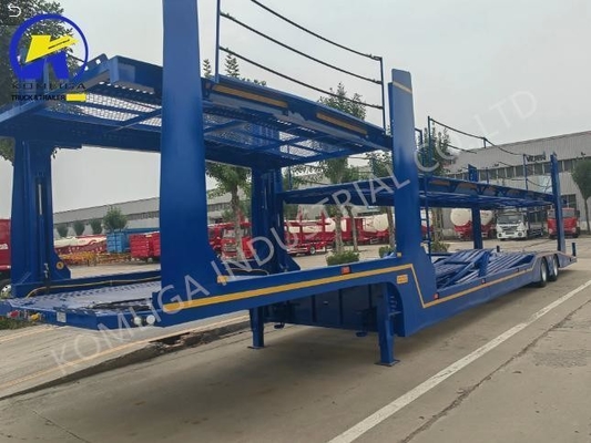 2 As 6-8 Eenheden Hydraulisch Liften Transport Transport Carrier Auto aanhangwagen met 13/16 ton As