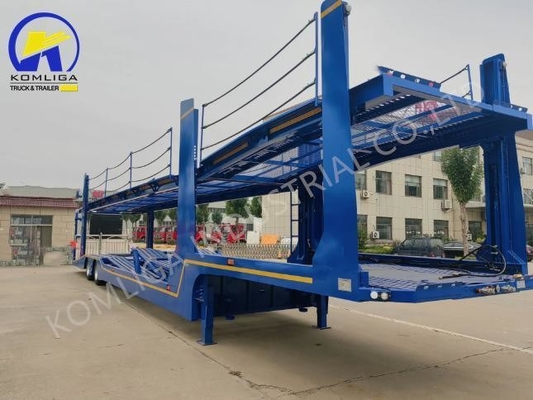 2 As 6-8 Eenheden Hydraulisch Liften Transport Transport Carrier Auto aanhangwagen met 13/16 ton As