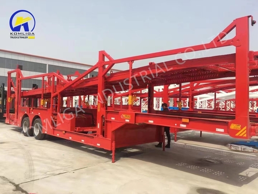 Klasse 3 zware wagenvoertuig vervoerder met as Halve wagen aanhangwagen met hydraulische lift