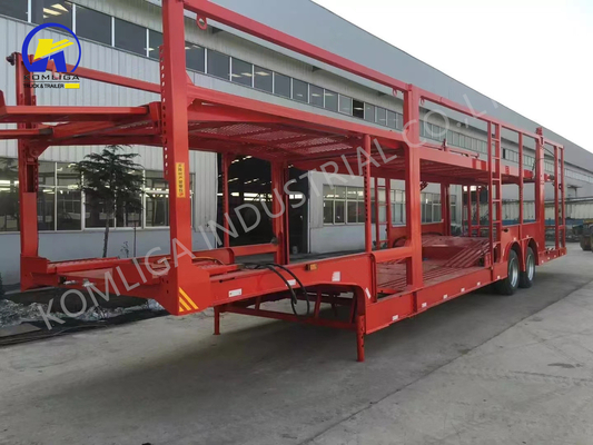 Klasse 3 zware wagenvoertuig vervoerder met as Halve wagen aanhangwagen met hydraulische lift