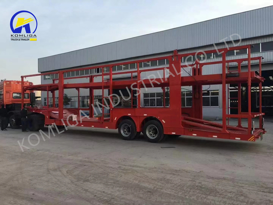 Klasse 3 zware wagenvoertuig vervoerder met as Halve wagen aanhangwagen met hydraulische lift