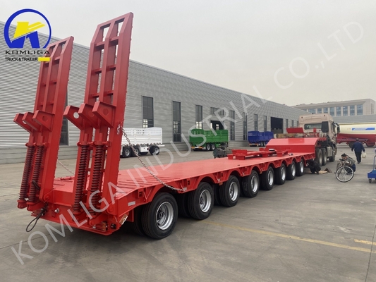 Jost 2.0/3.5 Inch King Pin Multi Axles 60/80/100 Tons Lowbed Semi Trailer voor Rusland