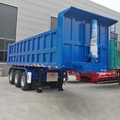 90 W mm*13 Dikte mm*10laag Springblad End Dump Trailer voor 60 ton Kolen Transport