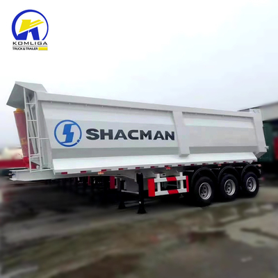 60/70/80 ton Aluminium Tipper Trailer Tandem met Rim 9.00-22.5/8.00-20/8.5-20China