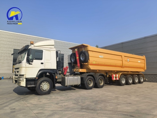 3 assen 4 assen Dump Trailer Truck Tipper Trailer met 9.00-22.5/8.00-20/8.5-20China Rim